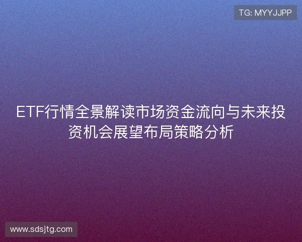 ETF行情全景解读市场资金流向与未来投资机会展望布局策略分析 ETF行情全景解读市场资金流向与未来投资机会展望布局策略分析